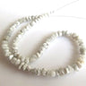 16 Inch White Raw Diamond Beads Strand