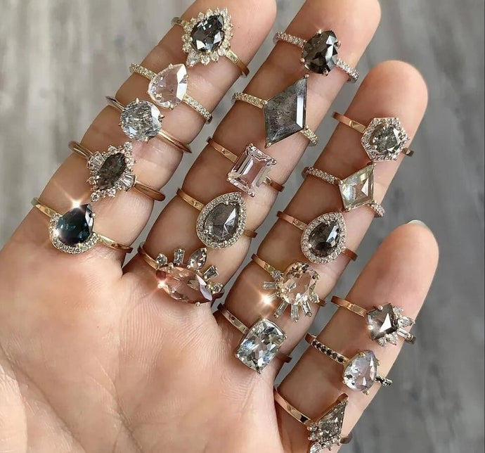 Salt and pepper diamond loose Clearance