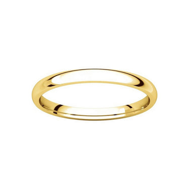 Women Classic Wedding Ring In Yellow Gold
