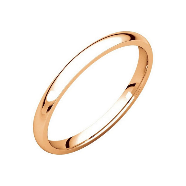 Women Classic Wedding Ring In 14K Rose Gold-2