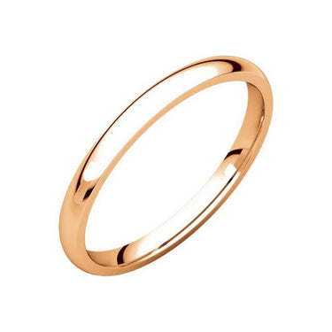 Women Classic Wedding Ring In Rose Gold