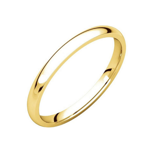 Women Classic Wedding Ring In 14K Yellow Gold-2