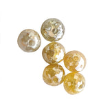 3 Ct Yellow Color Faceted Diamond Beads