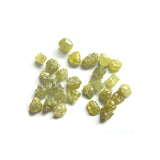 3 Carat Yellow Rough Diamond Beads 