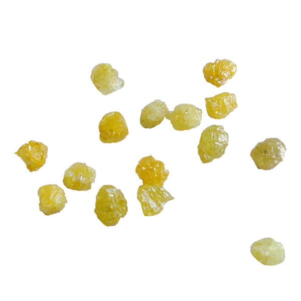 Natural Rough Yellow Diamond Beads