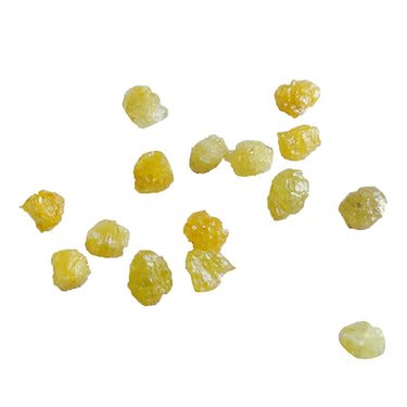 Natural Rough Yellow Diamond Beads