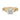 1 Carat Cushion Cut 4 Prong Setting Split Shank Solitaire Diamond in Yellow Gold