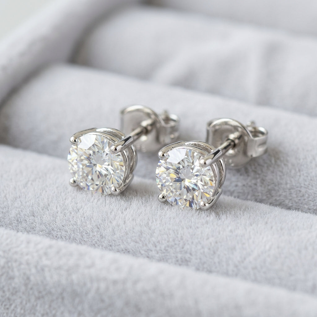 Diamond Stud Earrings